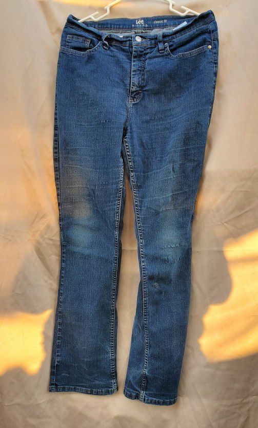 Size 12 Lee Riders Blue Jeans