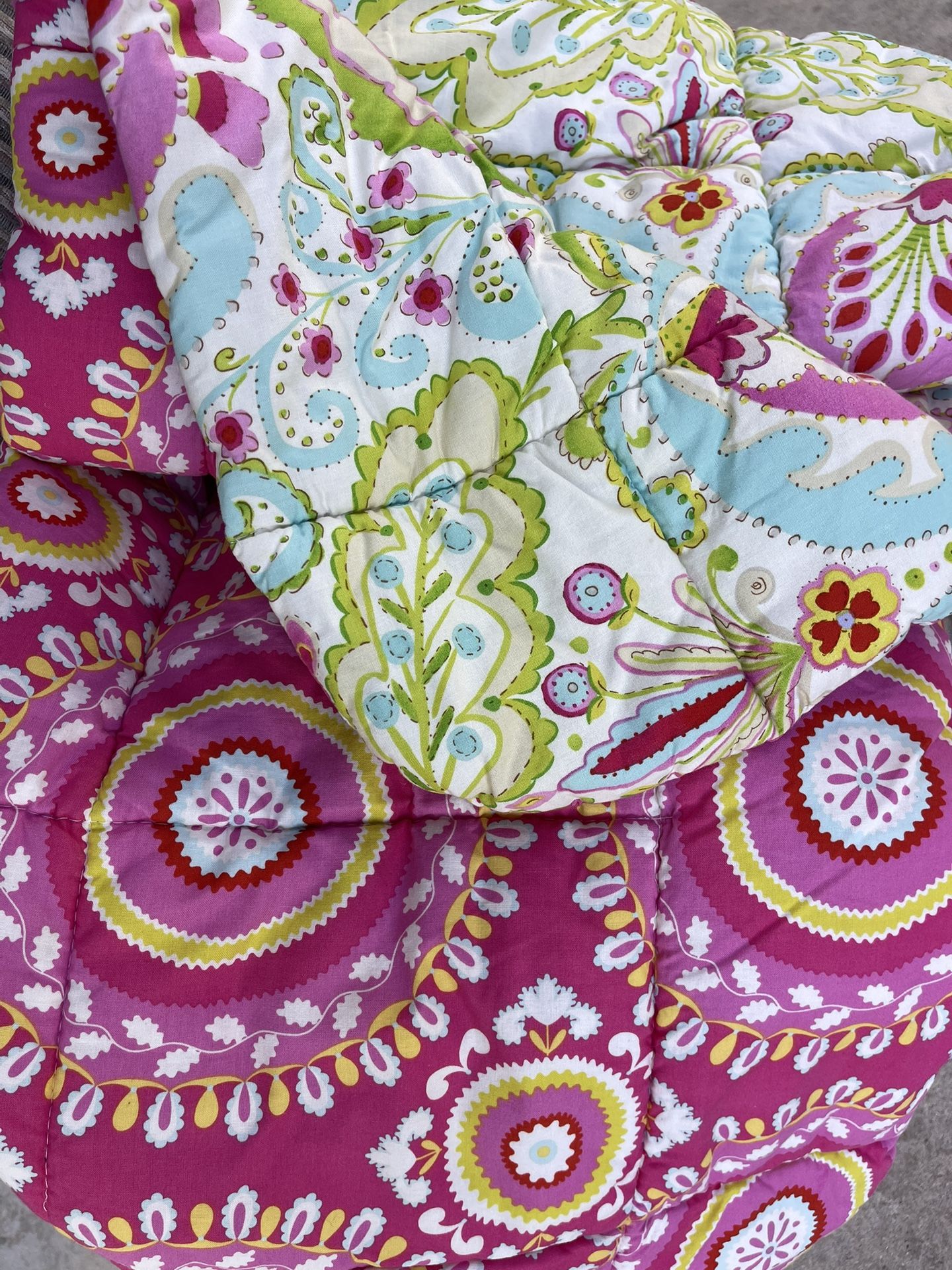 Carousel - Girls - Crib Blanket Set