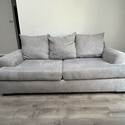 Lightly Used Grey Sofa 