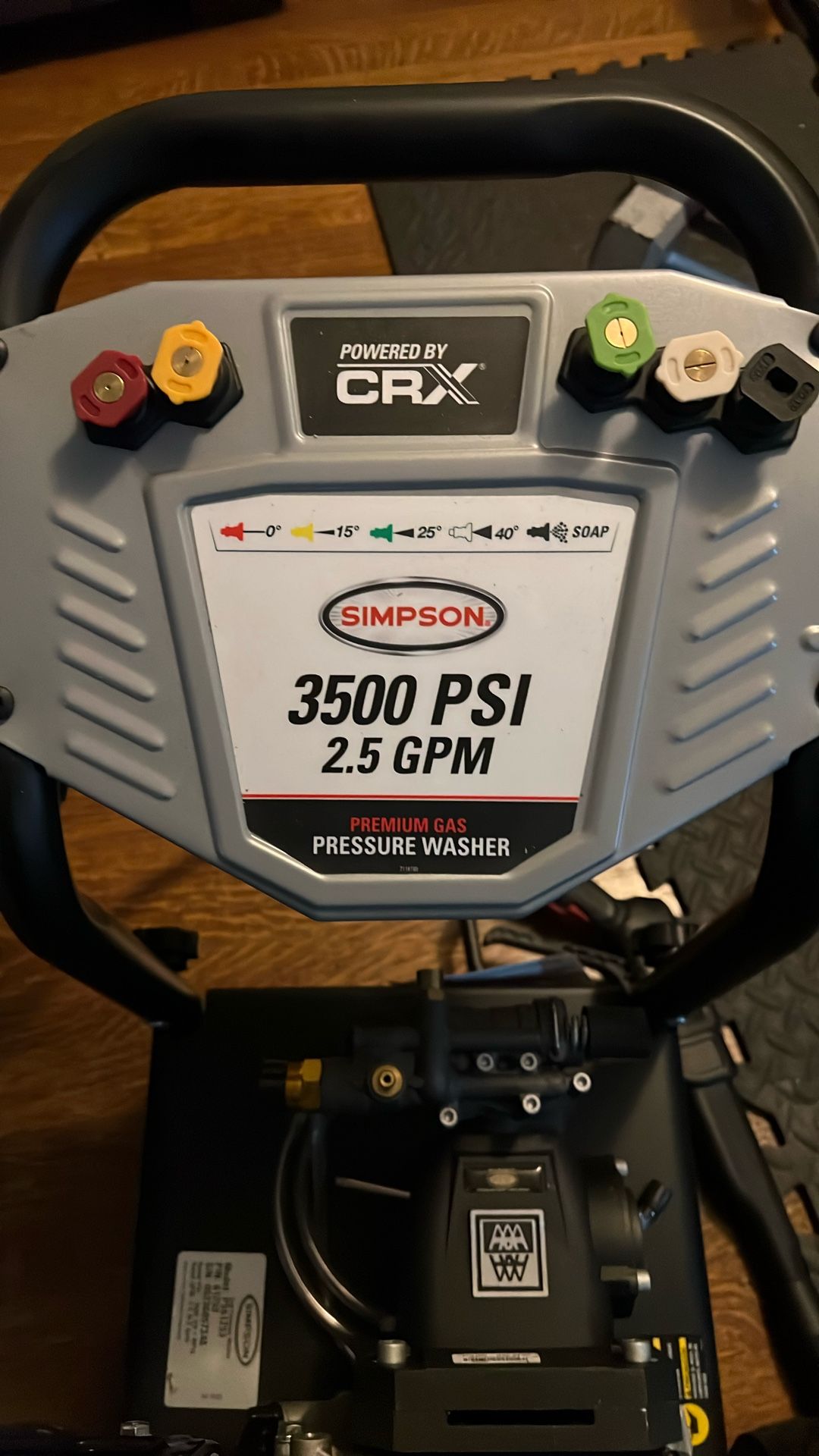 3500 Psi Gas Powered Pressure Washer New $400