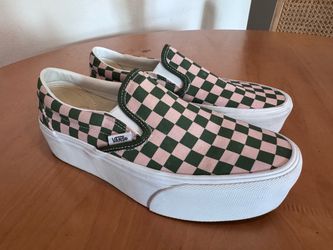 Vans Classic Slip-On Platform/Stackform Checkerboard (Women’s Size 9)
