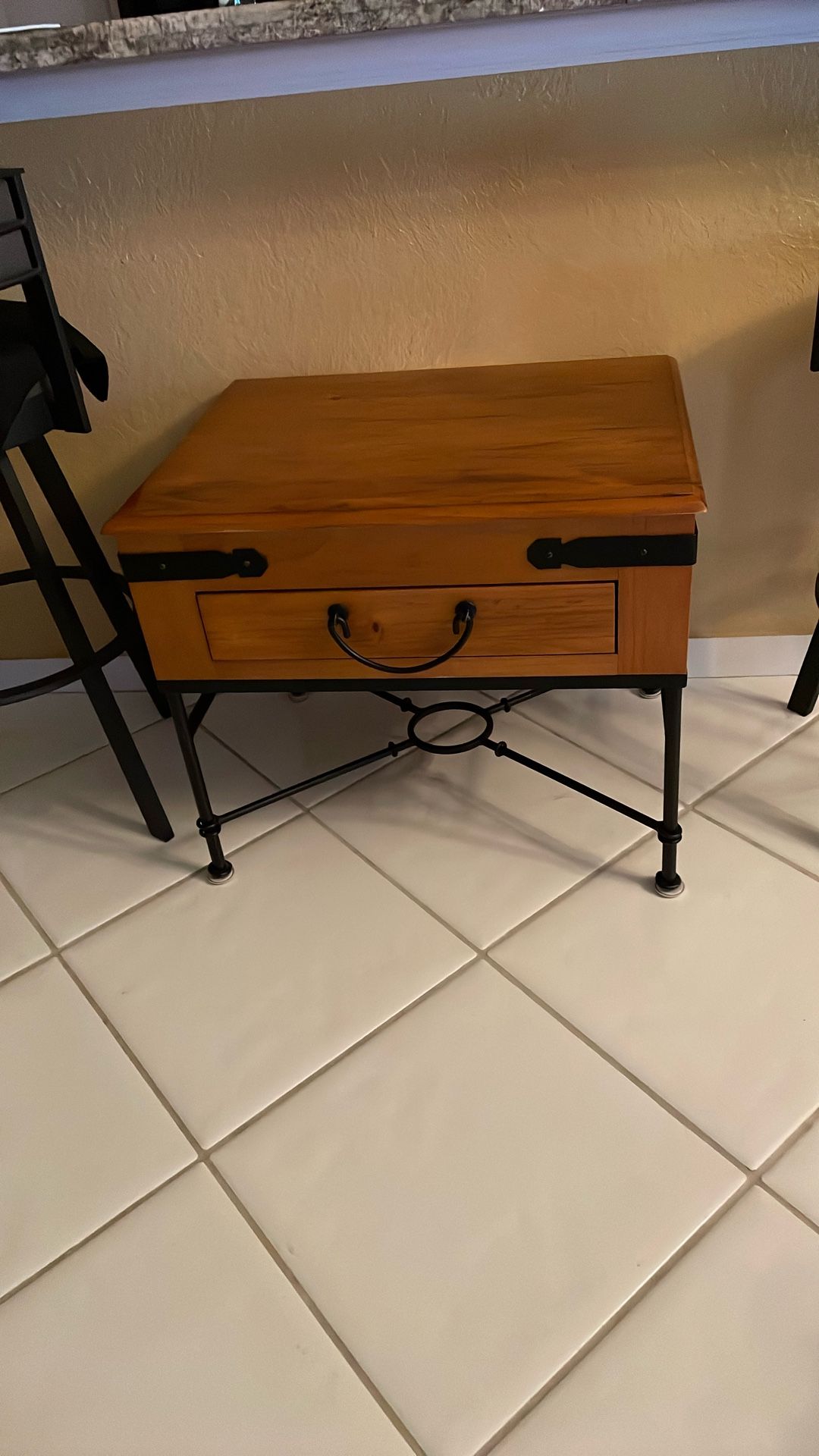 Wood End Table