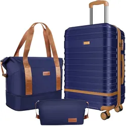 Expandable Suitcase Set Luggage Sets, 20 inch Carry On Luggage with TSA Lock