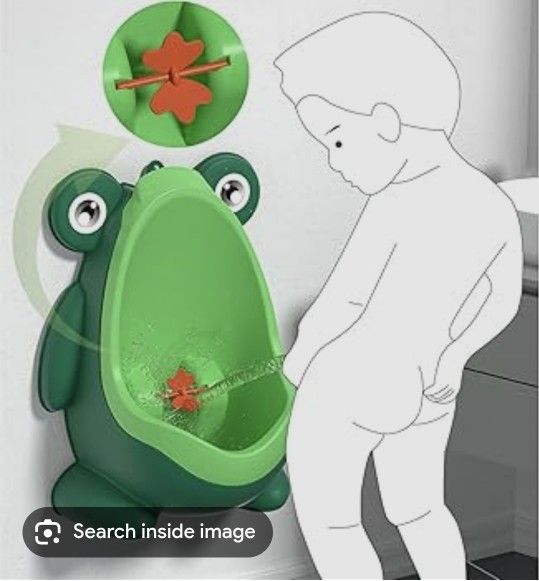 Frog Potty Training Urinal for Boys Toddler, Funny Aiming Target