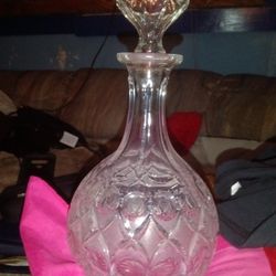 Bohemian Crystal Whiskey Decanter 