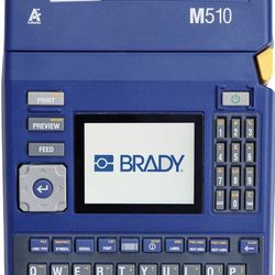 Brady M510 Portable Industrial Label Printer Kit with Carrying Case