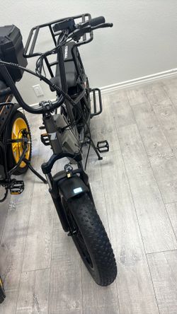 Brand new Fat tire off-road cargo e-bike for children and family