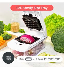 Food Chopper with Container, Fruit Cutter, Onion Dicer, vegetable chopper, salad spinner, waffle maker, smoothie blender, kitchen utensils, insulated 