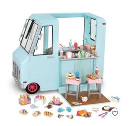Our Generation Sweet Stop Ice Cream Truck - Light Blue ‼️PRICE FIRM ‼️
