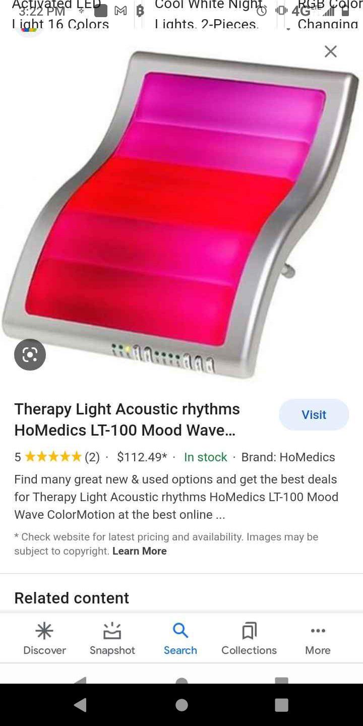 Therapy Light.  Read Description
