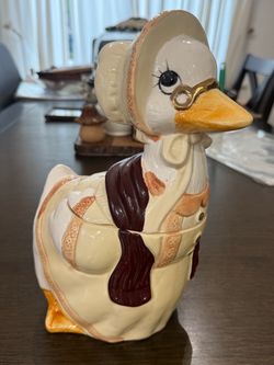 Ceramic Mother Goose Cookie Jar