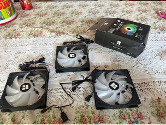 3 cpu computer light up fans for sale