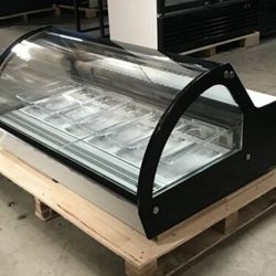 6 pan Counter top popsicle Freezer Display 220v RTD-122L-1P