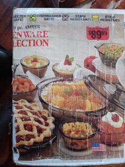 30 pc. Amber L'ovenware Collection