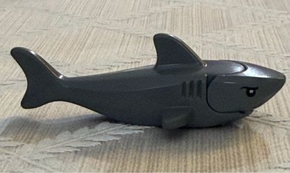 LEGO Shark Dark Bluish Gray Gray Animal Figure 14518C01 Genuine