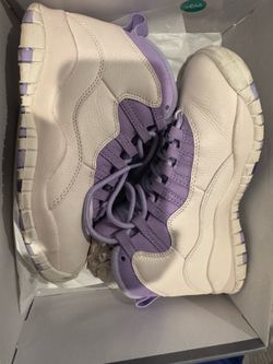 WMNS AIR JORDAN 10 RETRO purple white
