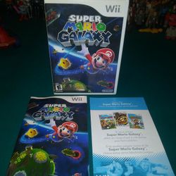 Wii Game " Super Mario Galaxy"  ( 2007 )