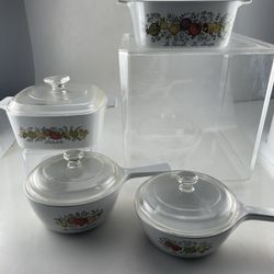 Corning Ware Bundle with Pyrex Lids