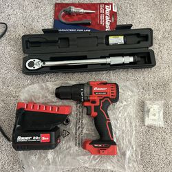 Cordless Power drill & Torque Wrench