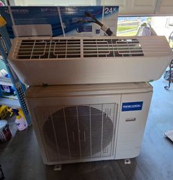 2 ac units mini splits new in box and open