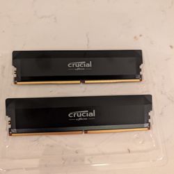 Crucial Pro Overclocking 32GB (2 x 16GB) DDR5-6000 PC5-48000 CL36 Dual Channel Desktop Memory Kit