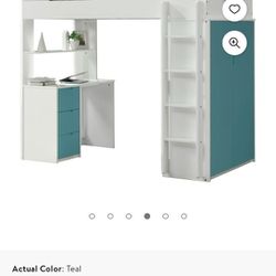 Loft Bunk Bed With Closet Attached