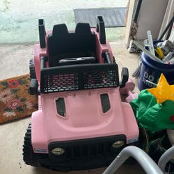 Kids Barbie Jeep