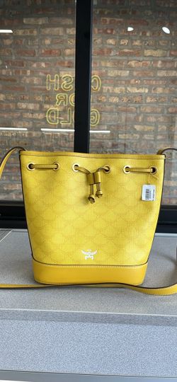MCM drawstring  bucket bag (3032)