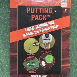 Izzo golf putting system training Aids 4-Pack Gift Box USGA NIB!