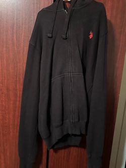 Polo Ralph Lauren Black Zip-Up Hoodie