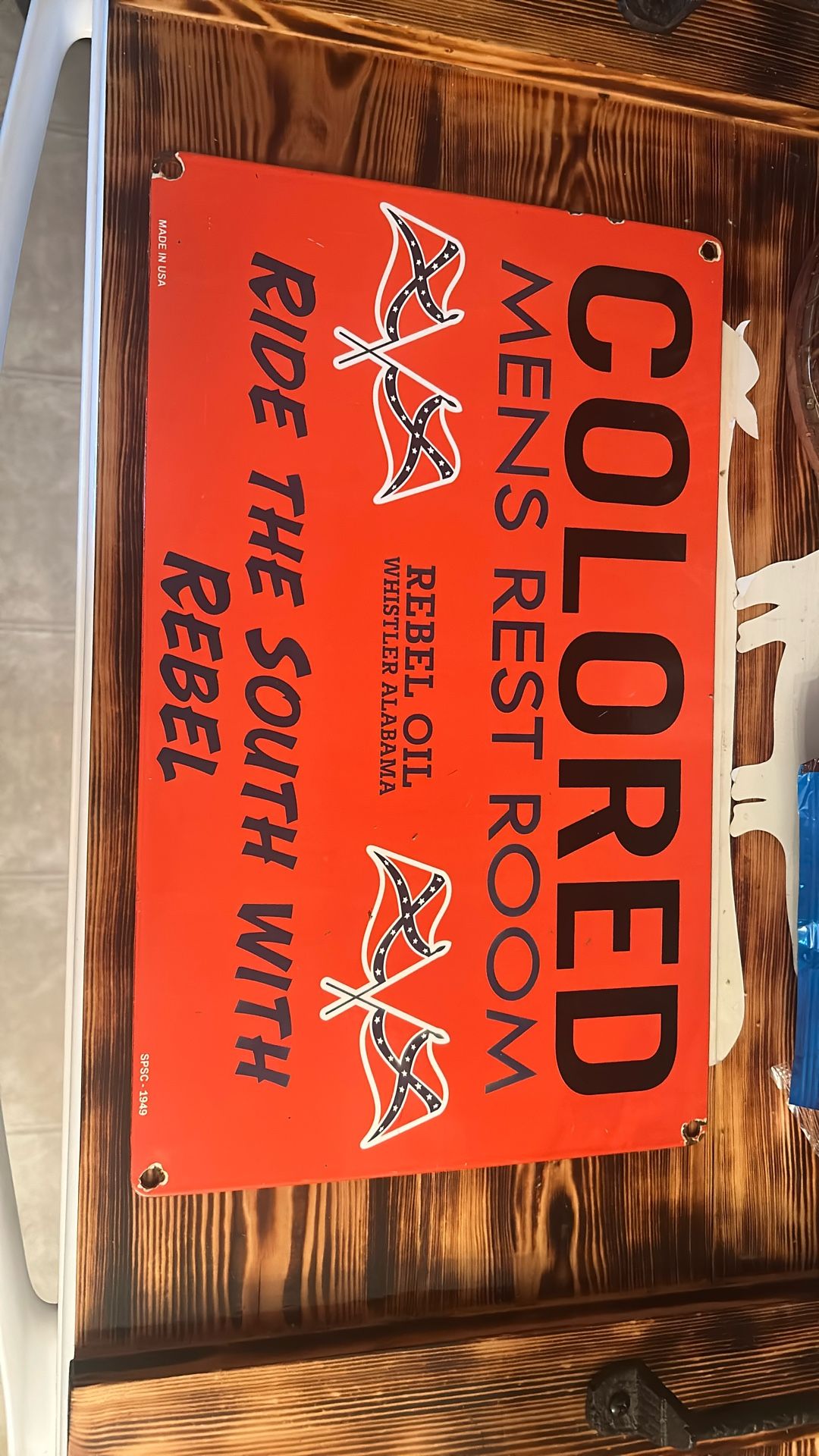 Sign Rebel Oil