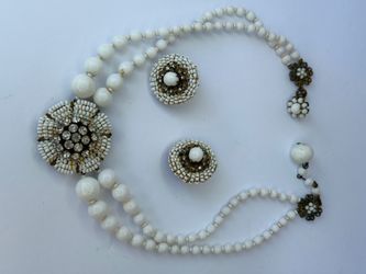 Vintage necklace and earrings