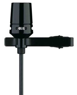 Shure CVL-B/C-TQG Centraverse Lavalier Cardioid Condenser Microphone