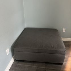 Astra Fabric Storage Ottoman