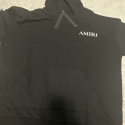 Amiri Black Bones Stacked Hoodie