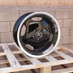 Brand New Aero Classic Style 18x8/18x9 Staggered Gloss Black Wheels 5x112 ET30 Fits Mercedes-Benz C E S Class