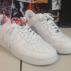  Nike Air Force 1 x Supreme Low Box Logo Men's Size 11