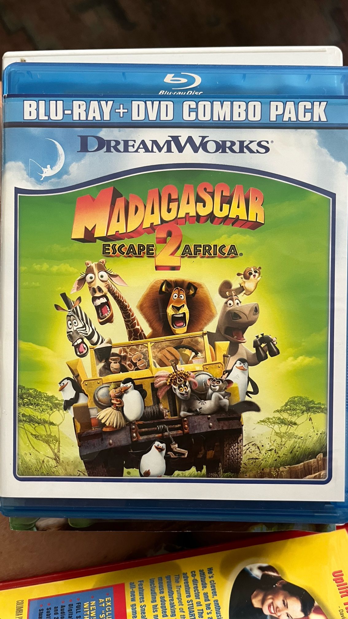 Madagascar 2 Escape Africa DVD and Blu-Ray Combo Pack