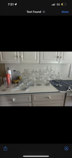 Glass Candy Table Containers