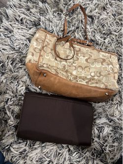 Coach vintage diaper bag