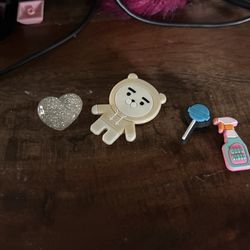 Four cute croc charmS