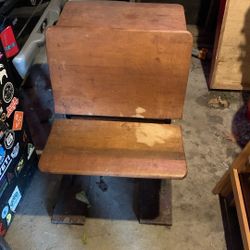 School Desk Folding Chair 