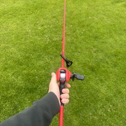 Baitcaster Combo 13 Fishing Red