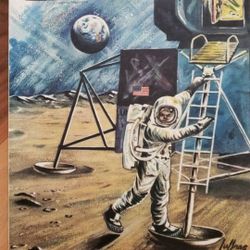 (2) 1960 First Moon Landing New York News Articles