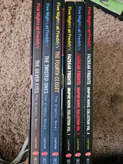 5 nights of freddy books