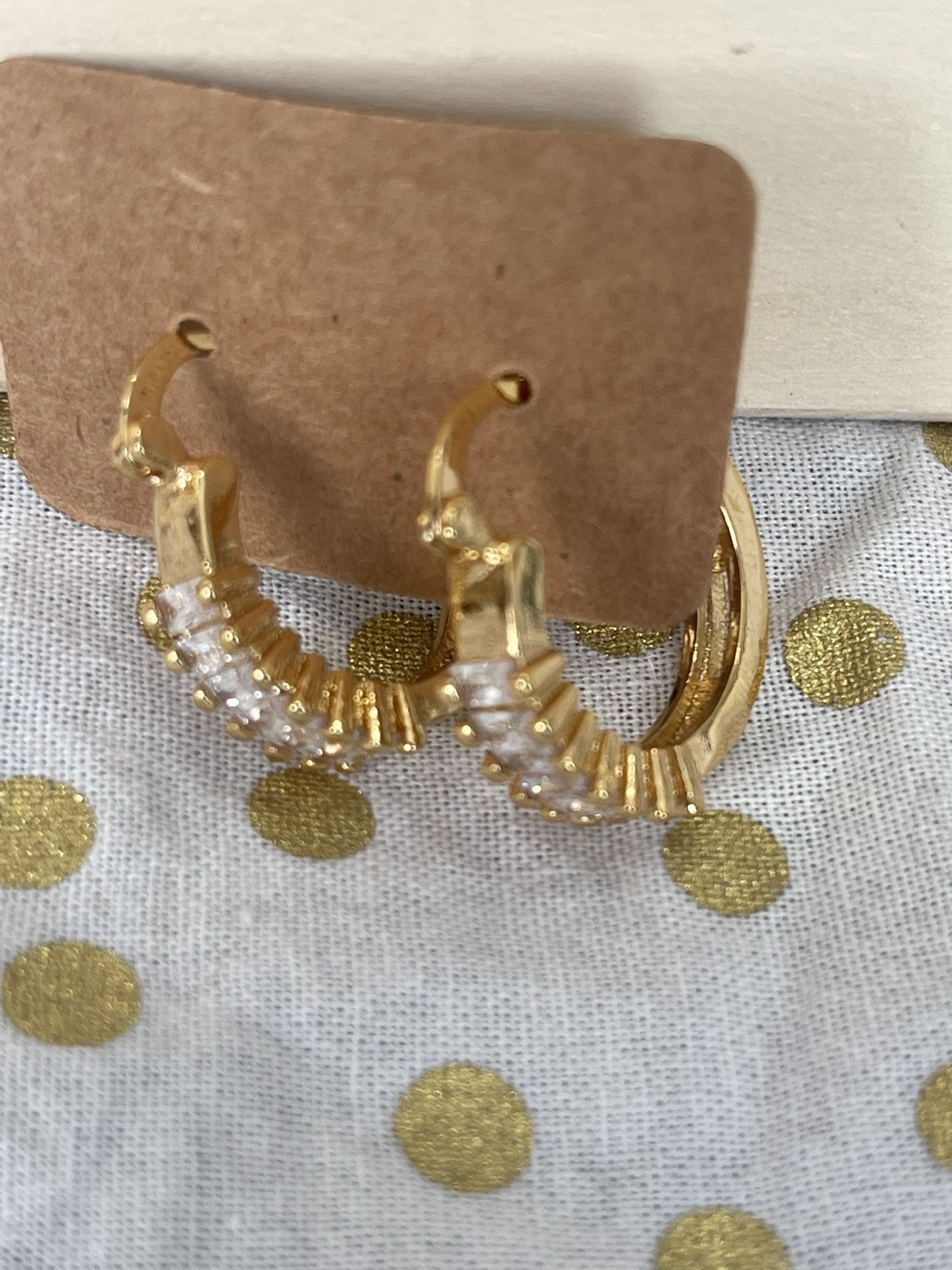 Gold Plated Hoops 