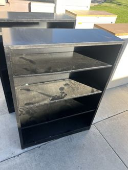 Steel Black 4 Tier Adjustable Shelving Unit 