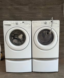 Whirlpool washer and electric dryer
