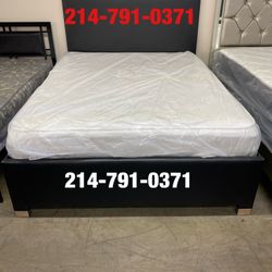 Queen Platform Bed With Mattress 