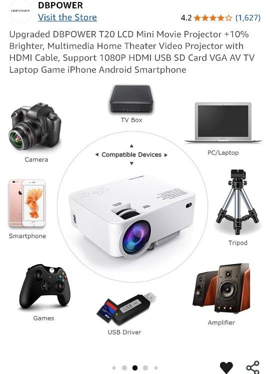Mini Home Theater Projector